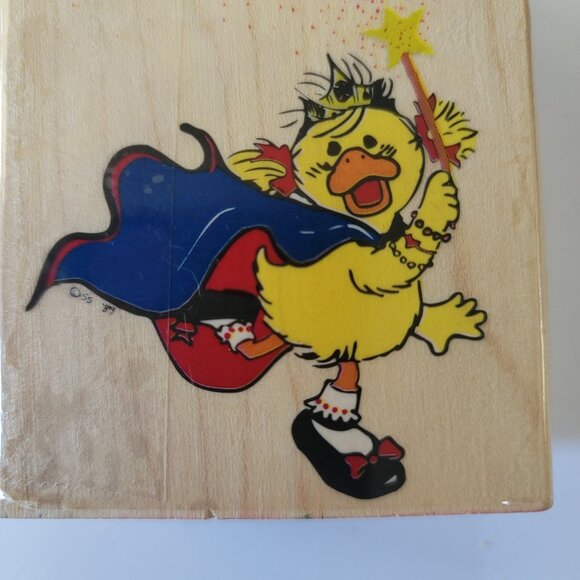 Vintage Rubber Stampede Rubber Stamp Suzy's Zoo The Duck Fairy - Picture 3 of 8